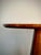 Made Goods Novak Entryway Table in Teak Gloss and Faux Bone Inlay Mid-Century Style Round Pedestal Entry Table For Sale - Image 9 of 12
