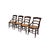 Victorian Last Call! Vintage Victorian Style Mahogany and Cane Side Chairs - Set of 4 For Sale - Image 3 of 17