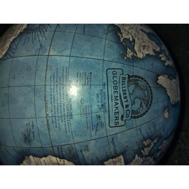 Bellerby & Co. Globemakers 2017 NetJets Commission Mini Desk Globe For Sale - Image 6 of 11