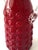 Mid-Century Modern Mid-Century Italian Red Glass Vase with Sculptural Clear Handles, 1970s For Sale - Image 3 of 10