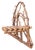 Charming natural twig wall shelf comprised of bentwood arched backpiece and log-style cut twig shelf. Perfect in the...
