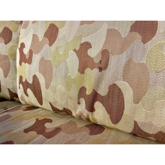 Late 20th Century Postmodern Serpentine Sectional Sofa in the Style of Vladimir Kagan For Sale - Image 10 of 11