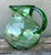 Glass Vintage a Boho Blown Glass Pitcher For Sale - Image 7 of 7