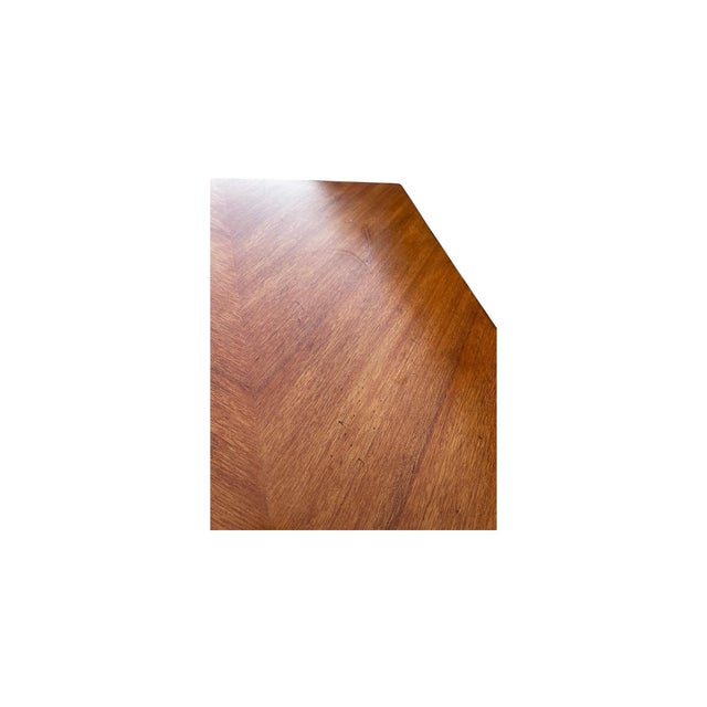 Late 20th Century Tommy Bahama Faux Bamboo & Rattan Beach House Desk For Sale - Image 10 of 10