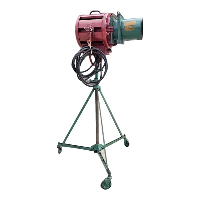 1950s Hollywood Studios Mole Richardson Studio Spot Flood Light For Sale