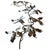 Bring dramatic mid-century elegance to your space with this monumental 54-inch mixed-metal botanical wall sculpture....