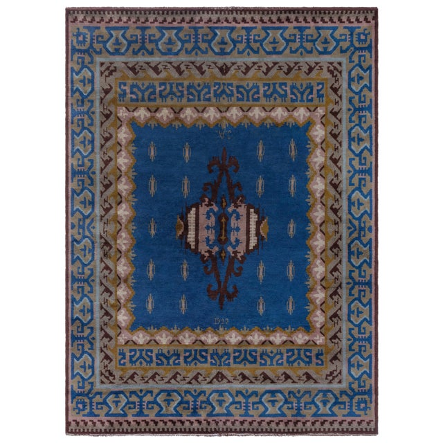 Doris Leslie Blau Vintage Swedish Pile Rug For Sale