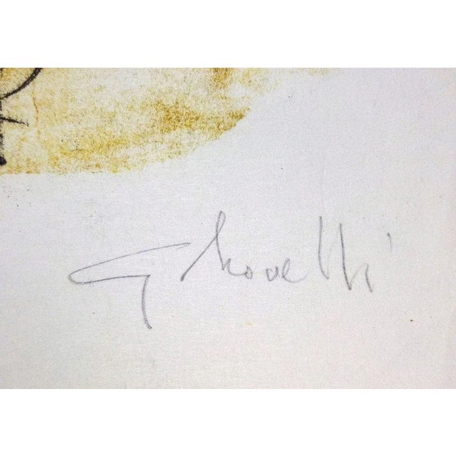 Untitled - Original Monotype by Gastone Novelli - 1957 1957 For Sale - Image 3 of 4