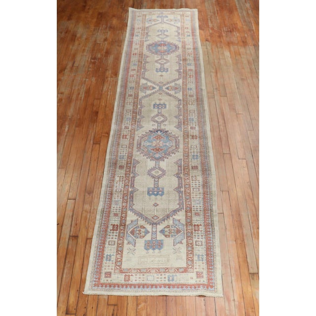 Early 20th Century Pair of Persian Serab Runners - 2'11" x 13'9" For Sale - Image 13 of 18