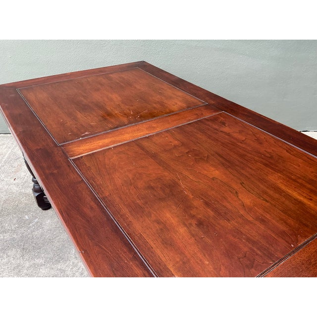 Early 20th Century Vintage Hand Carved Extendable Dining Table For Sale - Image 5 of 13