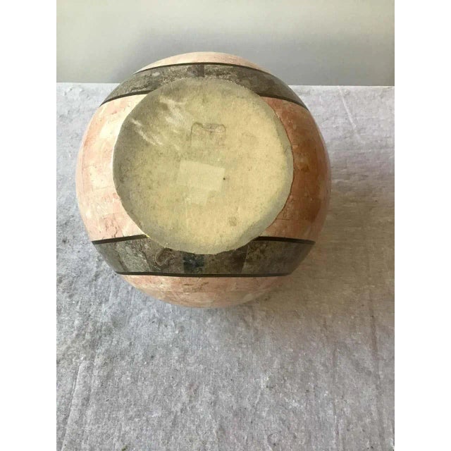 Stone 1980s Tessellated Stone Sphere For Sale - Image 7 of 8
