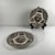 Pair of Antique Fine Earthenware Dessert Plates from Bordeaux by David Johnston, 19th Century (1834-1845), Brown Transfer...