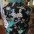 Chinese Famille Noir Porcelain Vase Adapted Into a Lamp For Sale - Image 6 of 12