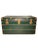 Antique Trunk with Brass and Metal Inserts, 1960s For Sale - Image 6 of 6