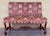 Early 20th Century Spanish Damask Velvet Bench with Back and Walnut Carved Legs For Sale - Image 15 of 18