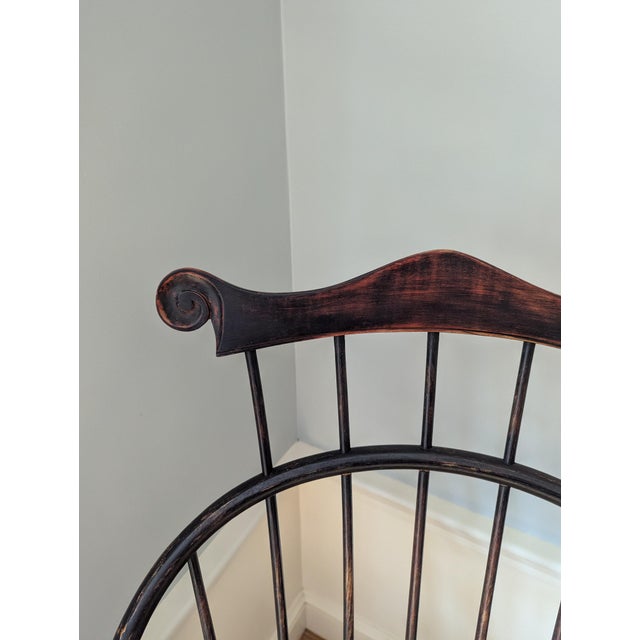 Wood 1990s Jeff Koopus Windsor Armchair For Sale - Image 7 of 12