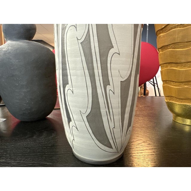 Large Ceramic Vase by Elevio Arnanz, 1995 For Sale - Image 4 of 9
