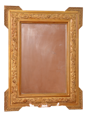 Antique Bohemian Gold Mirror, 1890s