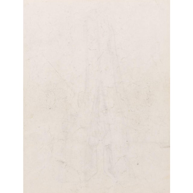 1960s Seymour Lipton Sculpture Study Sketch, 1968 For Sale - Image 5 of 5