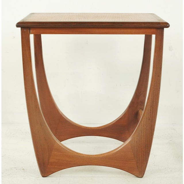 Set of 1960s G-Plan Astro Teak Nesting Tables-Unmarked For Sale - Image 10 of 11