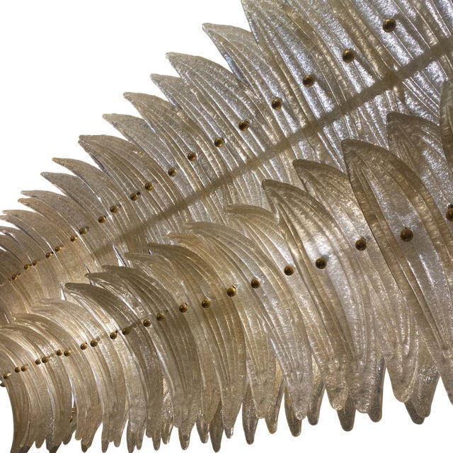 Large Murano Glass Gatsby Chandelier from Barovier & Toso, 1920s For Sale - Image 4 of 5