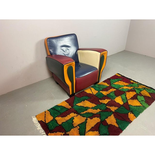 Postmodern Dutch Hip Hop Armchair from Peter van Zoetendaal, The Netherlands, 1990s For Sale - Image 9 of 11