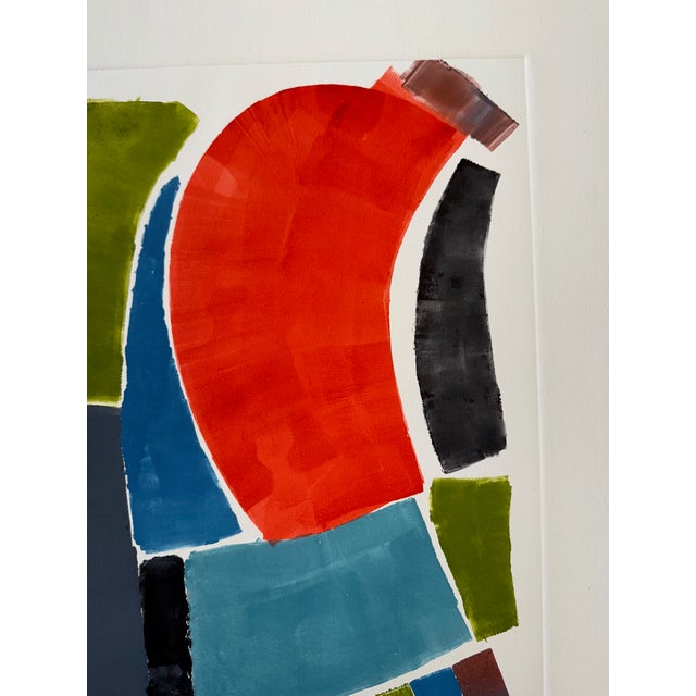 Paper Late 20th Century "Venture One", Stanley J. Krupa, Original Artist Proof Print, Signed, Titled, and Marked “Ap” For Sale - Image 7 of 17