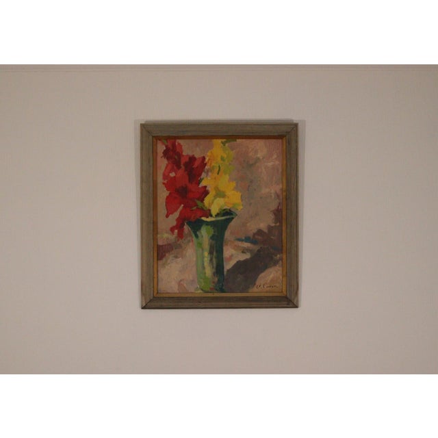 H. H. Västrom, Lilies, 1950s, Oil on Panel, Framed For Sale - Image 7 of 18