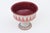 This lovely vintage Italian ceramic pedestal bowl has a textured lava pebbled glaze. It was designed by Fratelli...