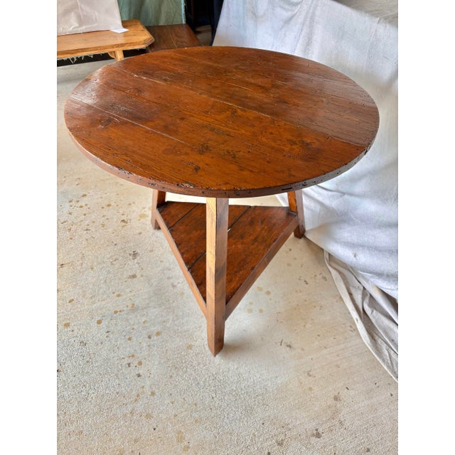 English 19th Century English Pine Cricket Table For Sale - Image 3 of 12