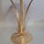 Early 21st Century Contemporary Sculptural Aloe Plant Champagne Gold Accent Table For Sale - Image 5 of 8