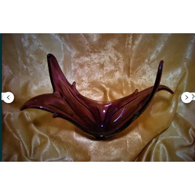 1980s Vintage Murano Glass Art Bowl, 1980s For Sale - Image 5 of 6