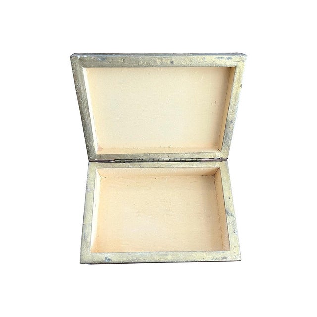 Italian 19th Century Blue Florentine Box For Sale - Image 3 of 3