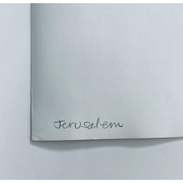 Susan Hacker, Vintage Silver Gelatin Print Photo Israel Museum Sculpture Jerusalem Photograph, 1983 For Sale In Miami - Image 6 of 9