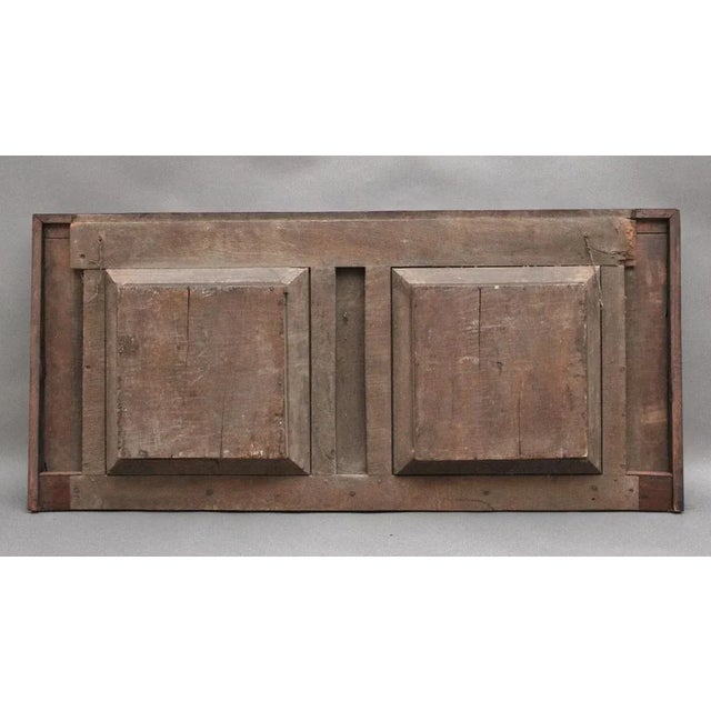17th Century Carved Oak Overmantle, 1680s For Sale - Image 9 of 10
