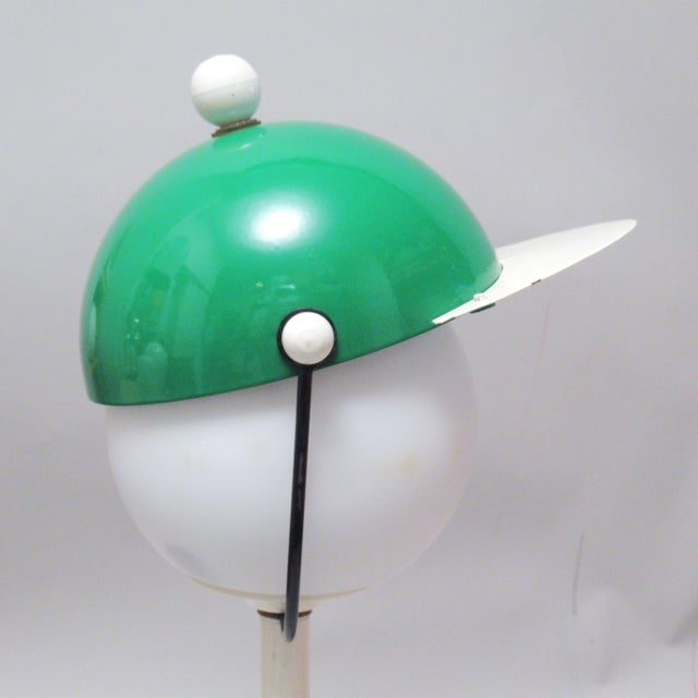 Metal Vintage Italian Cap Lamp, 1960s For Sale - Image 7 of 14