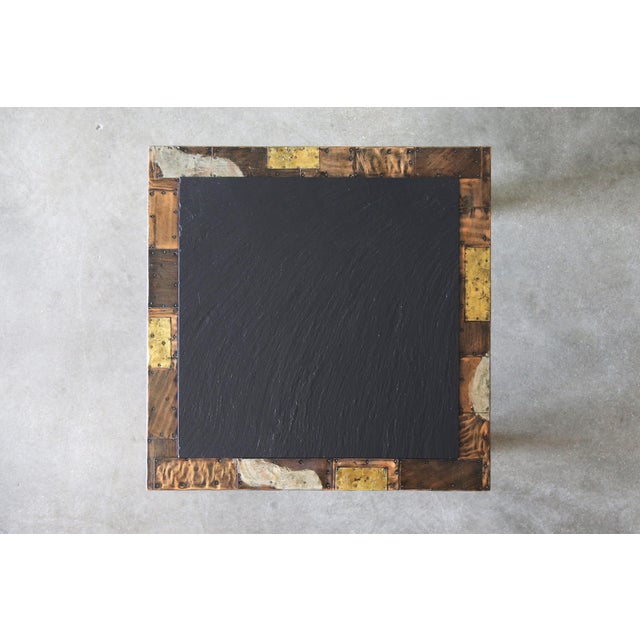 1960s Paul Evans for Directional Slate and Patchwork Game Center or Dining Table For Sale - Image 10 of 16