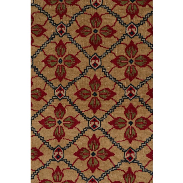 1970s 1970s Vintage Turkish Rug With All-Over Geometric Patterns For Sale - Image 5 of 7