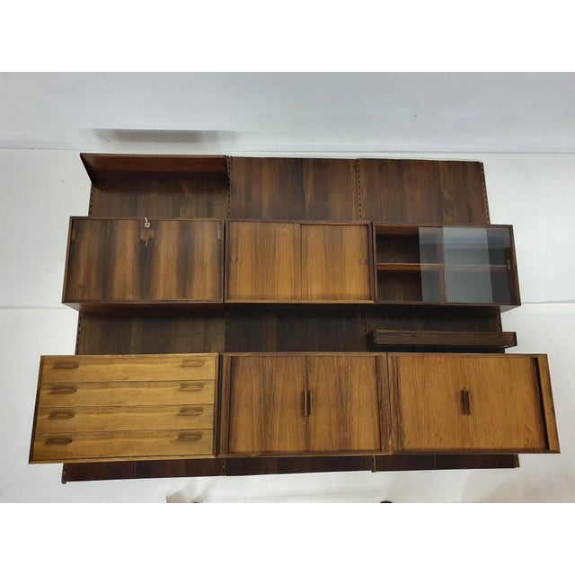 Wall Unit by K. Kristiansen for Feldballes Mobelfabrik, 1960s For Sale - Image 9 of 18