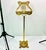 1950s Hollywood Regency French Empire Style Brass Lyre Sheet Music or Book Stand For Sale - Image 4 of 15