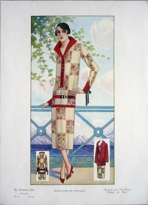 1920s Vintage Paris La Femme Chic 172, Print