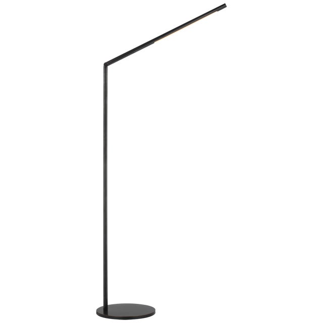 Modern Kelly Wearstler for Visual Comfort Signature Cona Large Articulating Floor Lamp in Bronze For Sale - Image 3 of 4