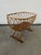 Vintage Rattan Wicker Baby Bassinet on Stand, Europe, 1970s For Sale - Image 9 of 10