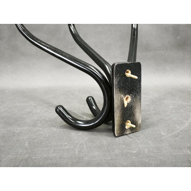 Wood Bentwood Wall Hooks, Czechoslovakia, 1940s, Set of 2 For Sale - Image 7 of 11