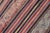 Vintage Turkish Kilim With Horizontal Stripes and Tribal Motifs in Bright Tones For Sale - Image 11 of 11