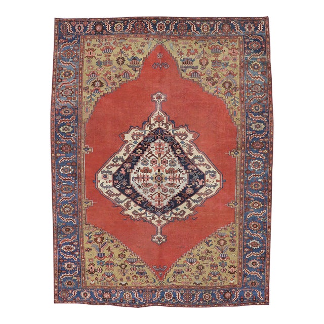 Late 19th Century Persian Bakshaish Rug, 11'04 X 15'00 For Sale