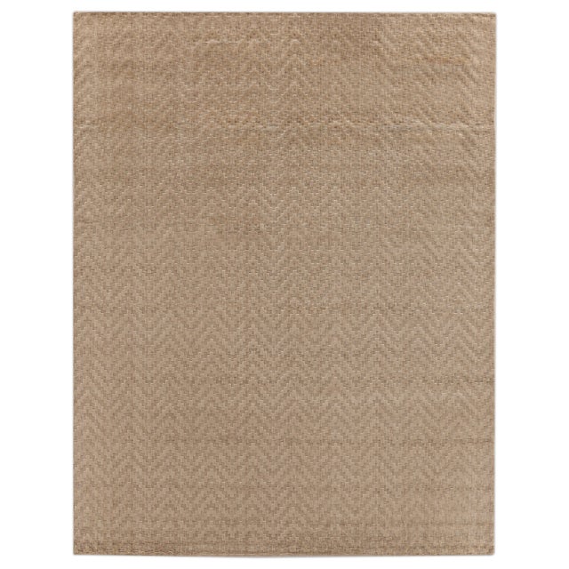 Textile Exquisite Rugs Sutton Hand loom Wool Straw Rug-6'x9' For Sale - Image 7 of 7