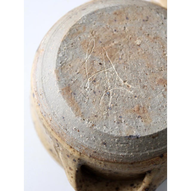 Vintage Studio Pottery Bowls Pair For Sale - Image 9 of 11