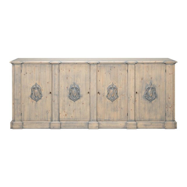 Stretching 96 inches across, the low case forms a substantial architectural line along the wall. The case sits on a...