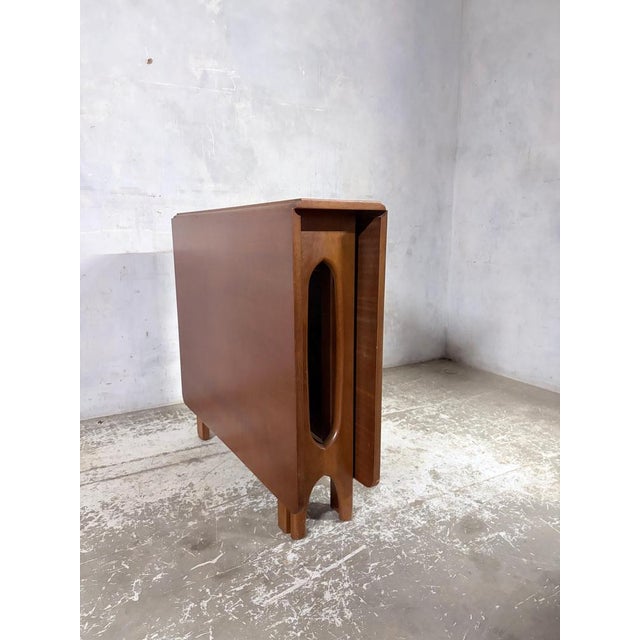 Wood Vintage Teak Compact Drop-Leaf Dining Table from McIntosh For Sale - Image 7 of 10